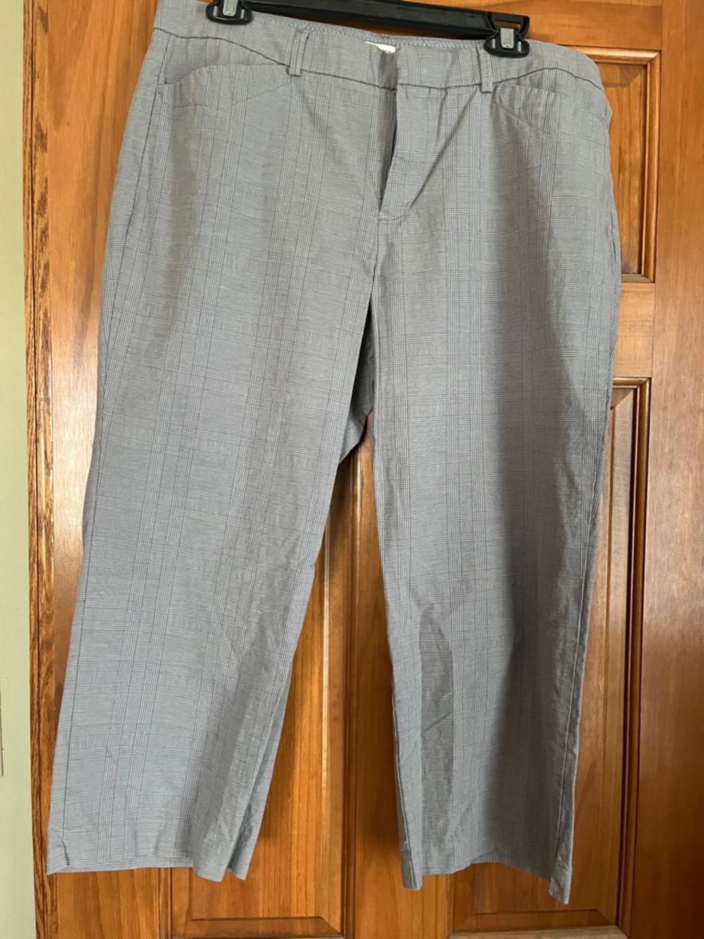 Dockers Light Gray Plaid Dress Pants